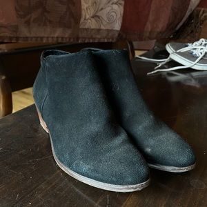 Black Suede Booties